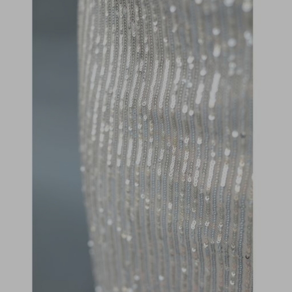 Evy's Tree Silver Sequin Skirt with Bow - Picture 6 of 7